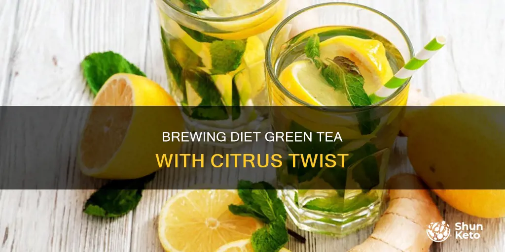 how to make diet green tea with citrus