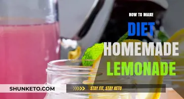 Creating Diet Homemade Lemonade: A Simple Guide