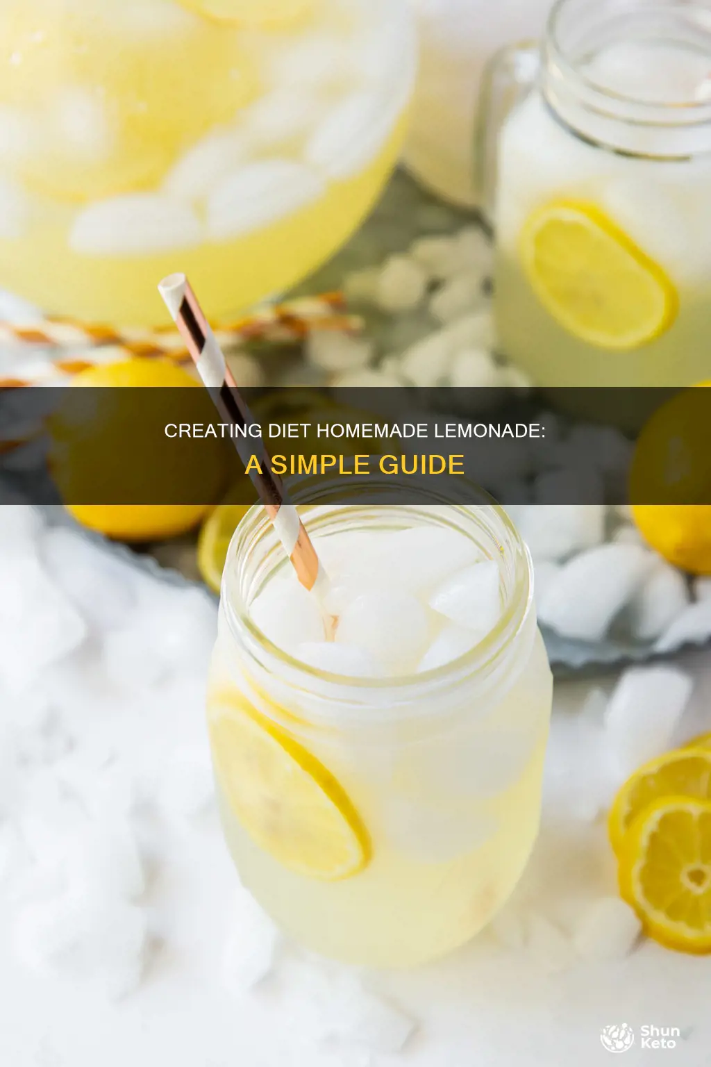 how to make diet homemade lemonade