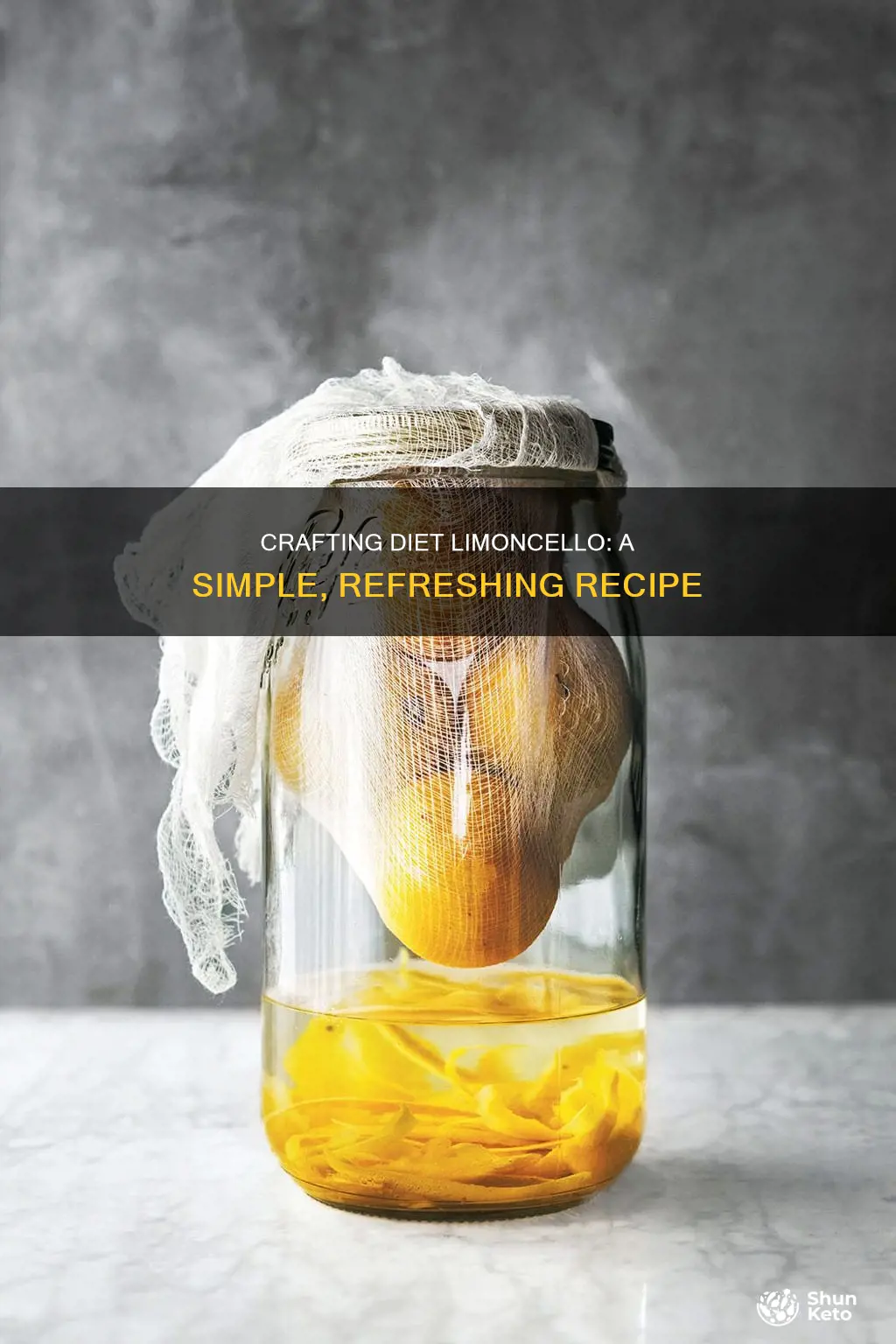 how to make diet limoncello