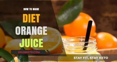 Fresh Homemade Diet Orange Juice: A Simple Guide