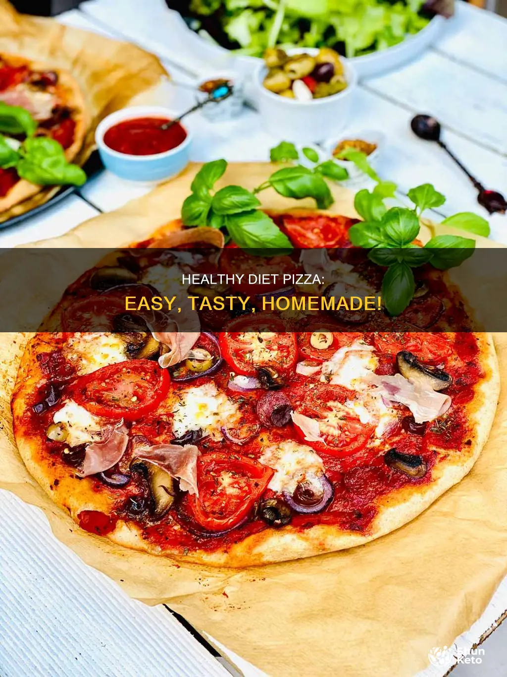 how to make diet pizza