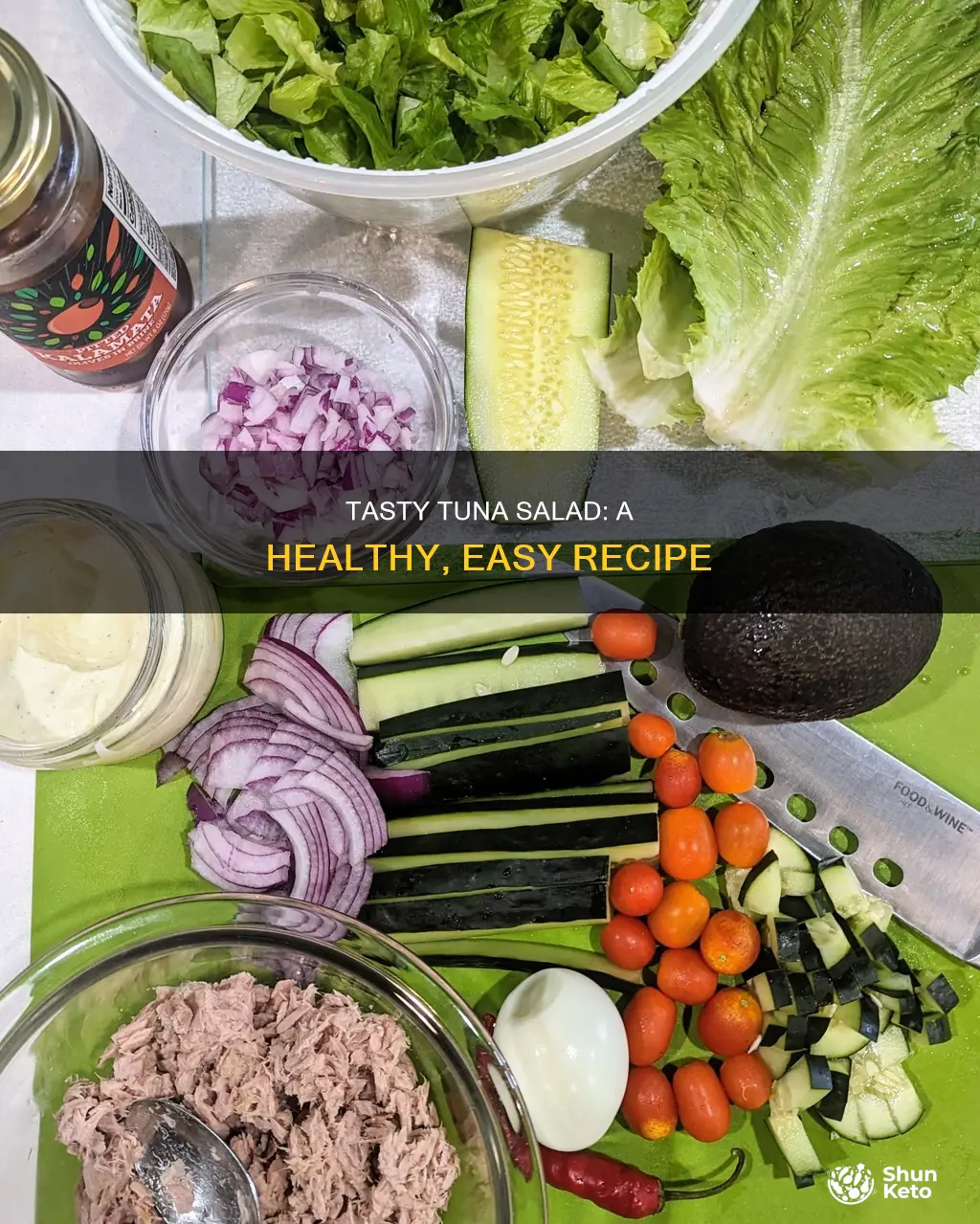 how to make diet tuna salad