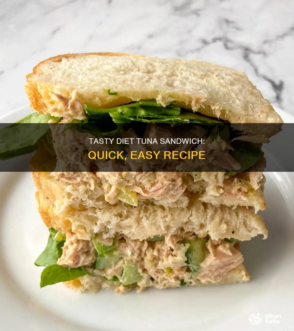how to make diet tuna sandwich