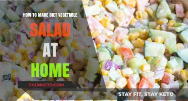 Vegetable Diet Salad: A Healthy Homemade Treat