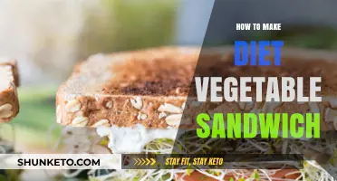 Veggie Diet Sandwich: Healthy, Tasty, Easy!