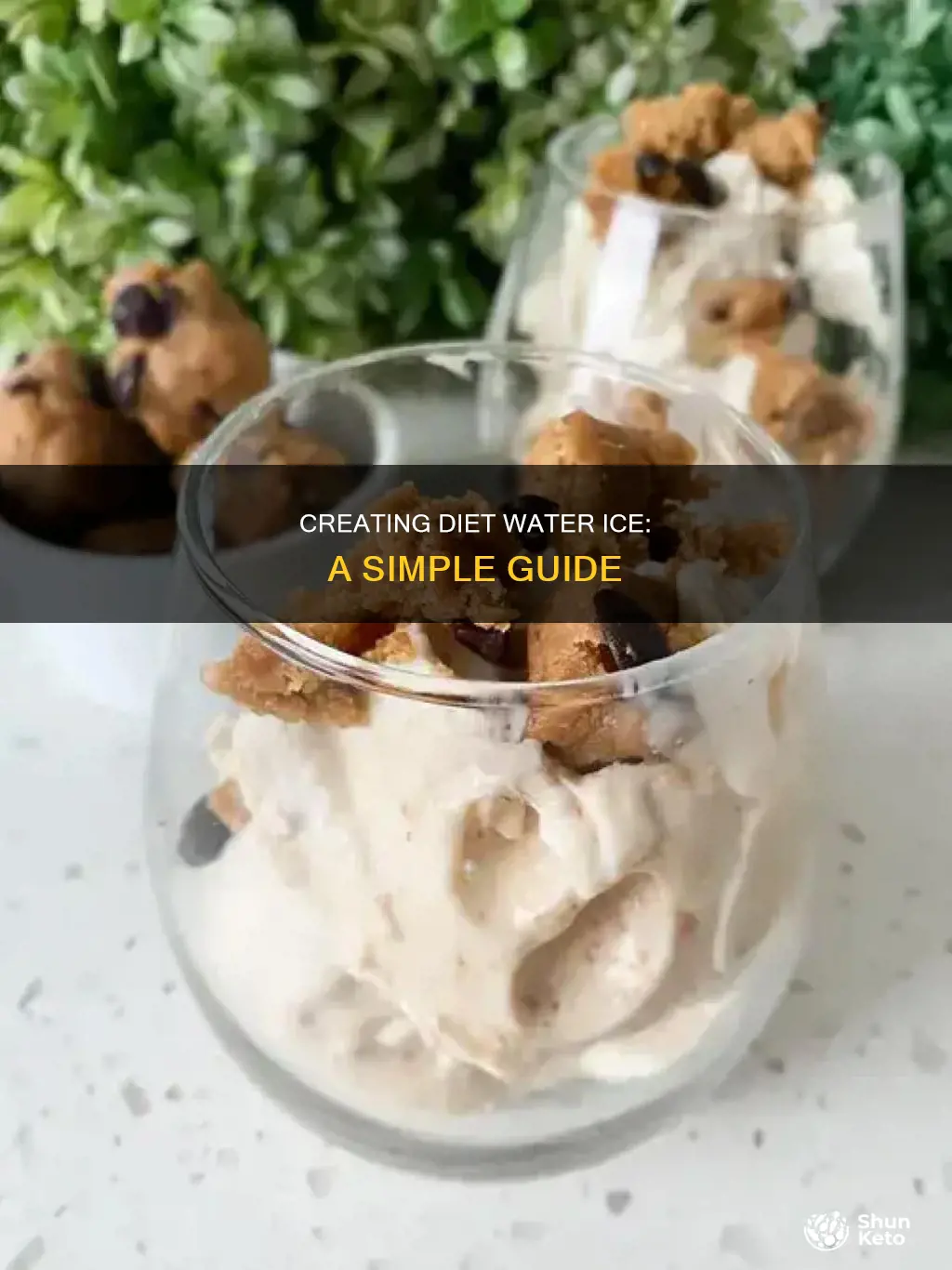 how to make diet water ice