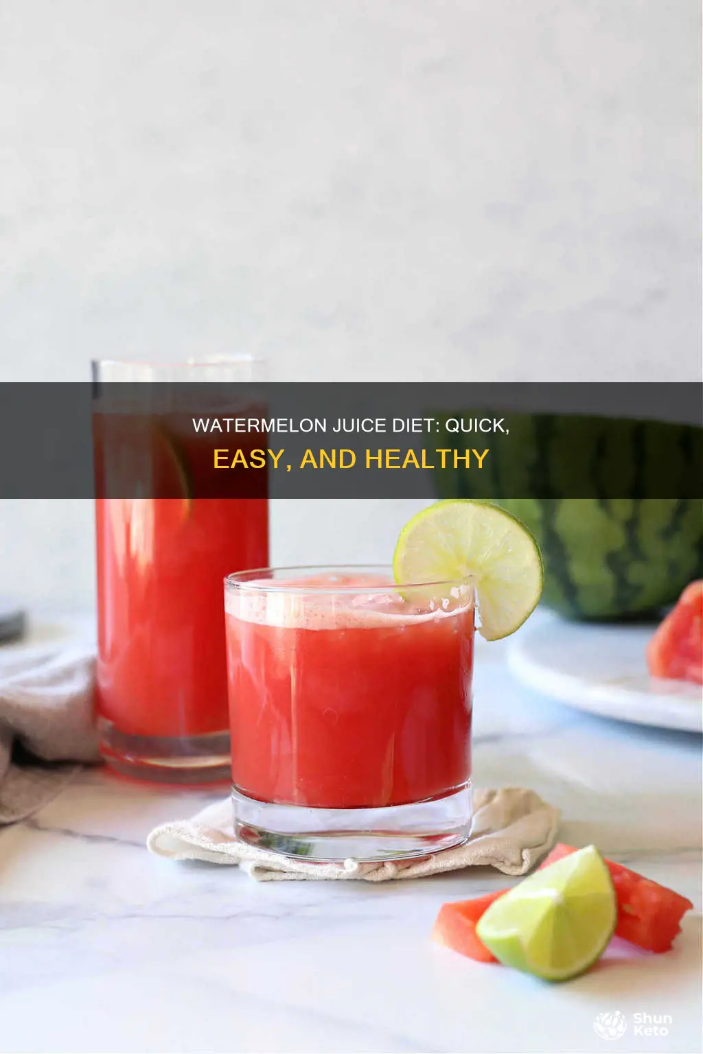 how to make diet watermelon juice