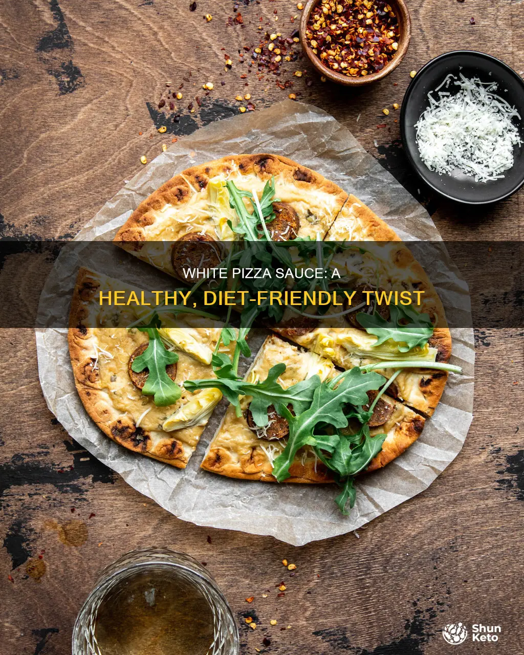 how to make diet white pizza sauce