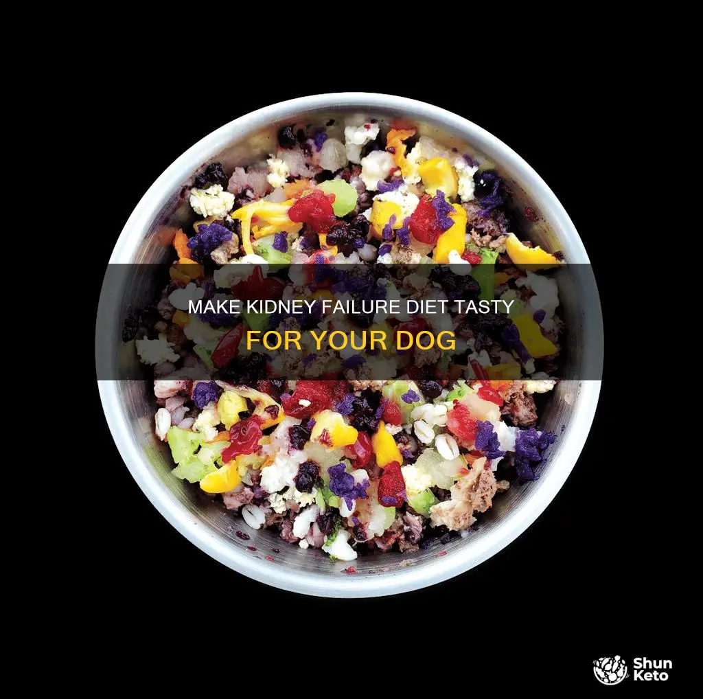how to make dogs kidney failure diet more tasty