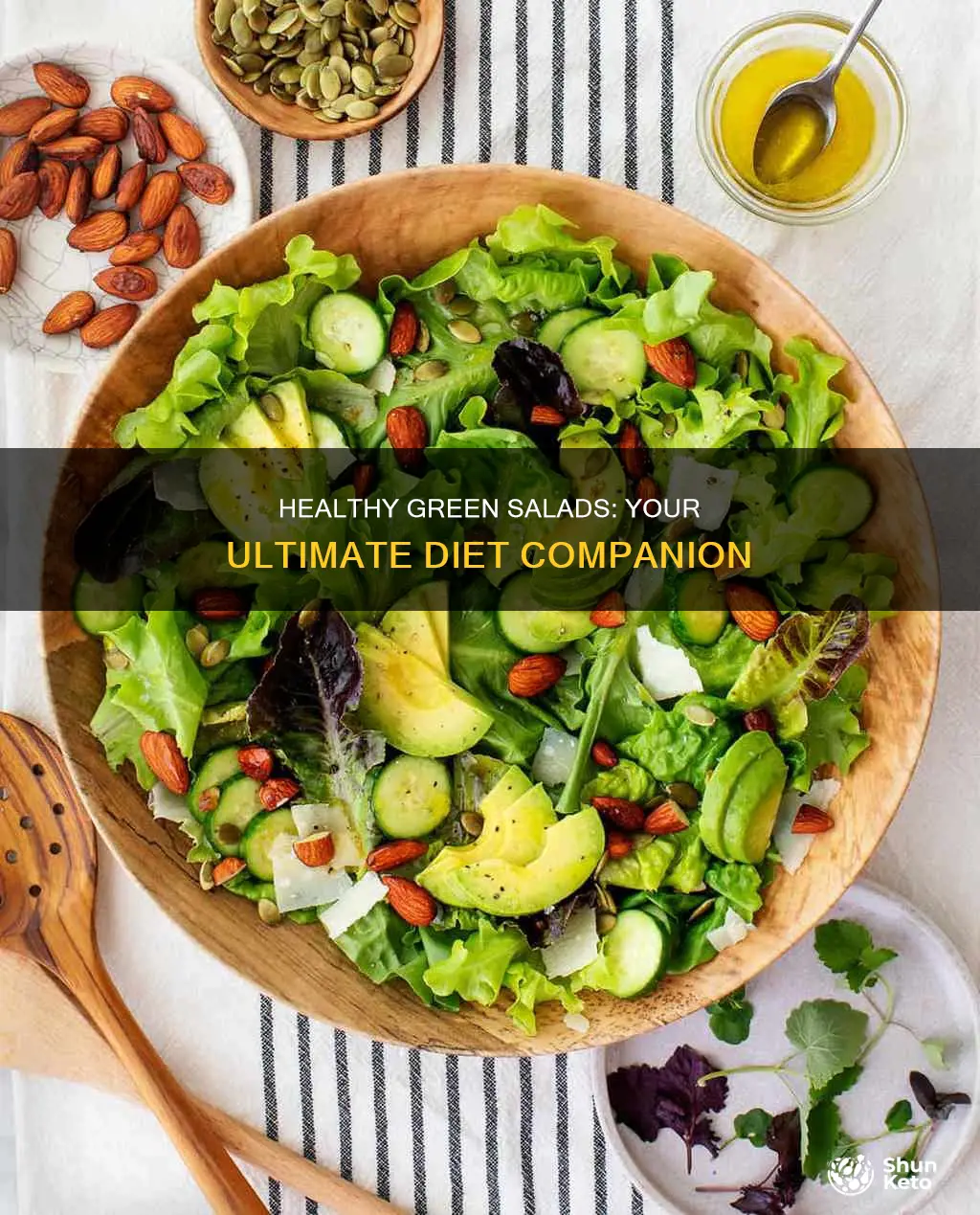 how to make green salad for diet