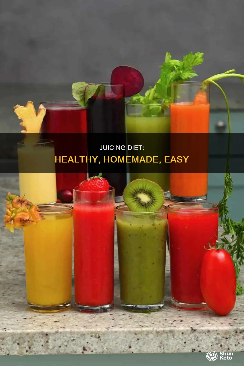 how to make juice diet at home