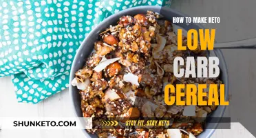 Keto-Friendly Breakfast: Low-Carb Cereal at Home