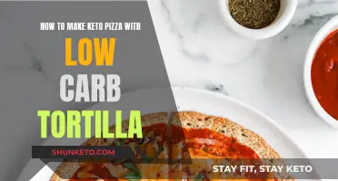 Keto Pizza: Low-Carb Tortilla Twist for a Quick Fix