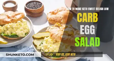 Sweet Relish Egg Salad: Keto Style