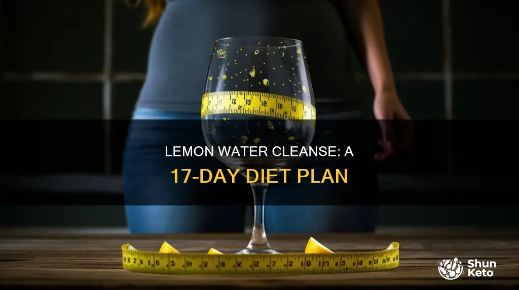 how to make lemon water for 17 day diet