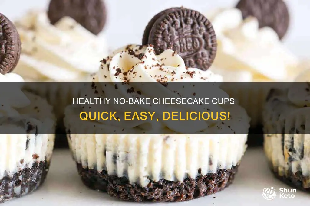 how to make no bake diet cheesecake cups