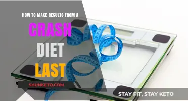 Crash Dieting: Making the Results Stick