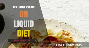 Mastering Spaghetti on a Liquid Diet