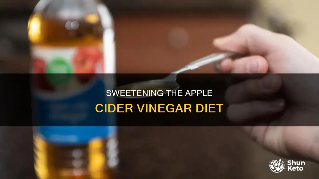 how to make the apple cider vinegar diet sweeterene