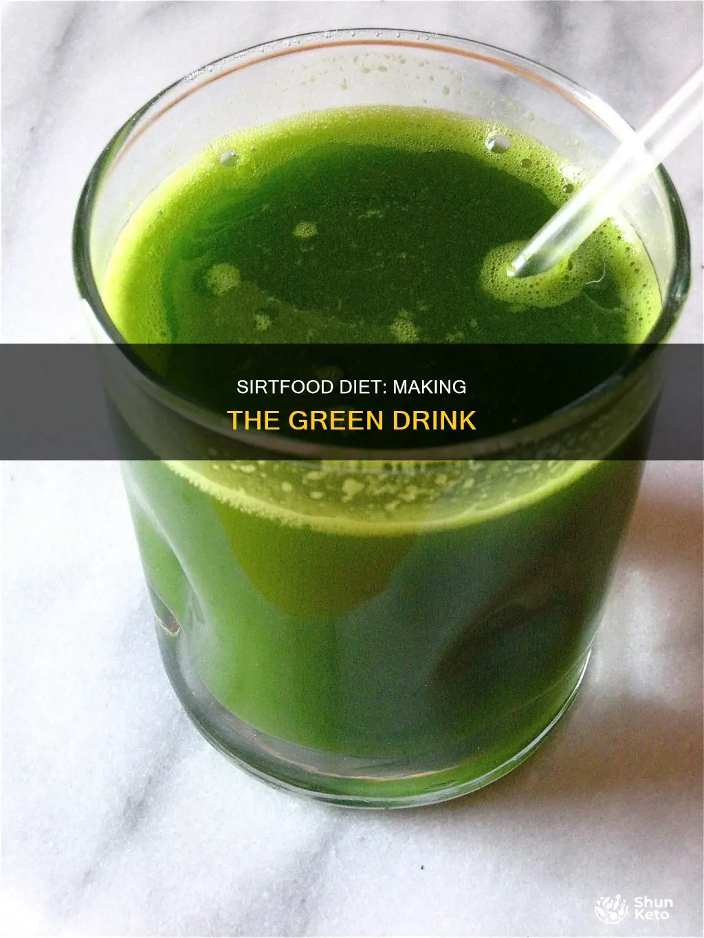 how to make the green drink of the sirtfood diet