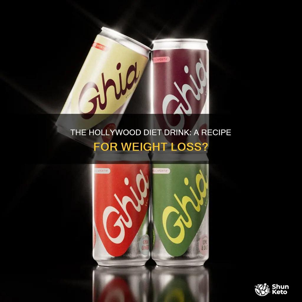 how to make the hollywood diet drink