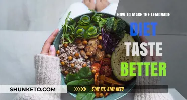 Enhancing the Lemonade Diet: Taste Bud Tricks