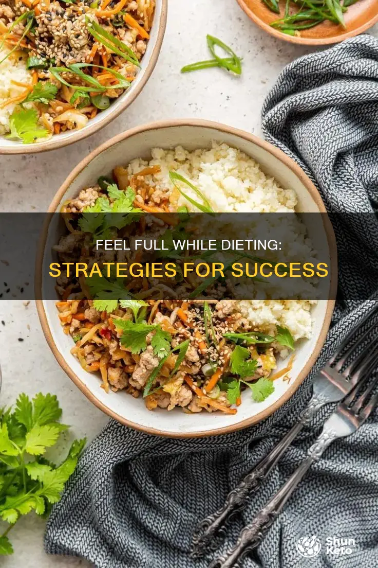 how to make yourself feel full when dieting