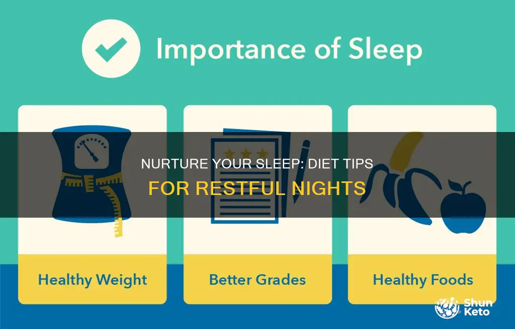 how to manage diet plan to sleep well