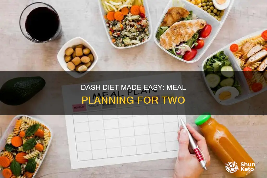 how to meal plan for two dash diet