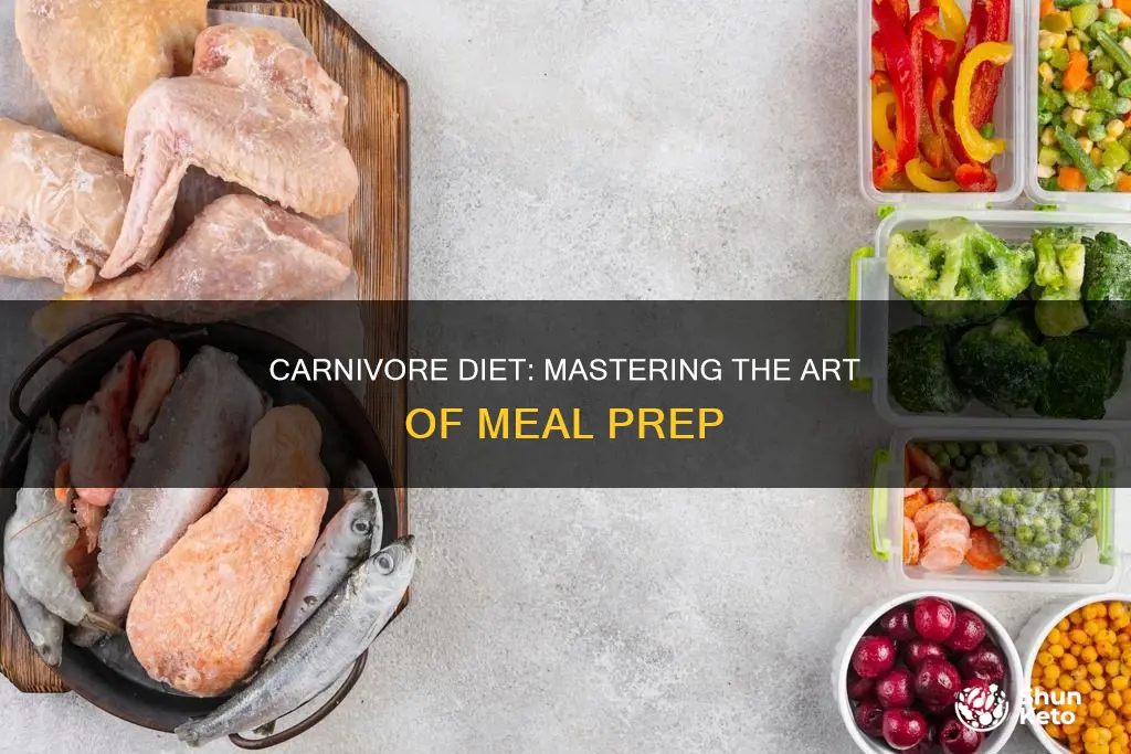 how to meal prep carnivore diet