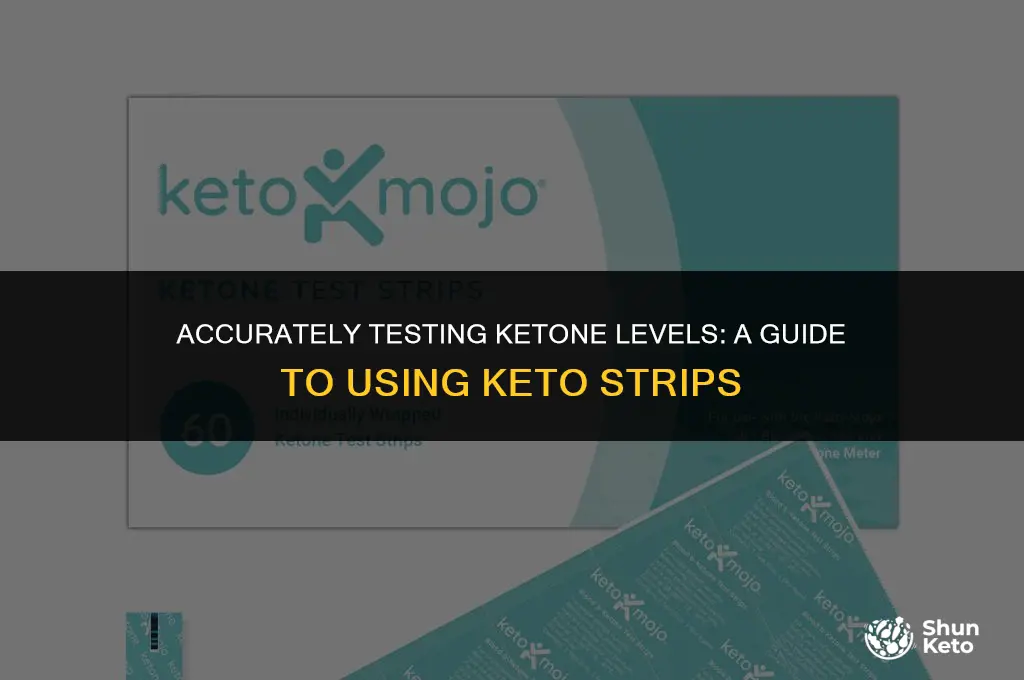 how to measure ketones with keto strips