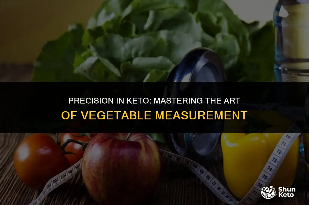 how to measure vegetables on keto