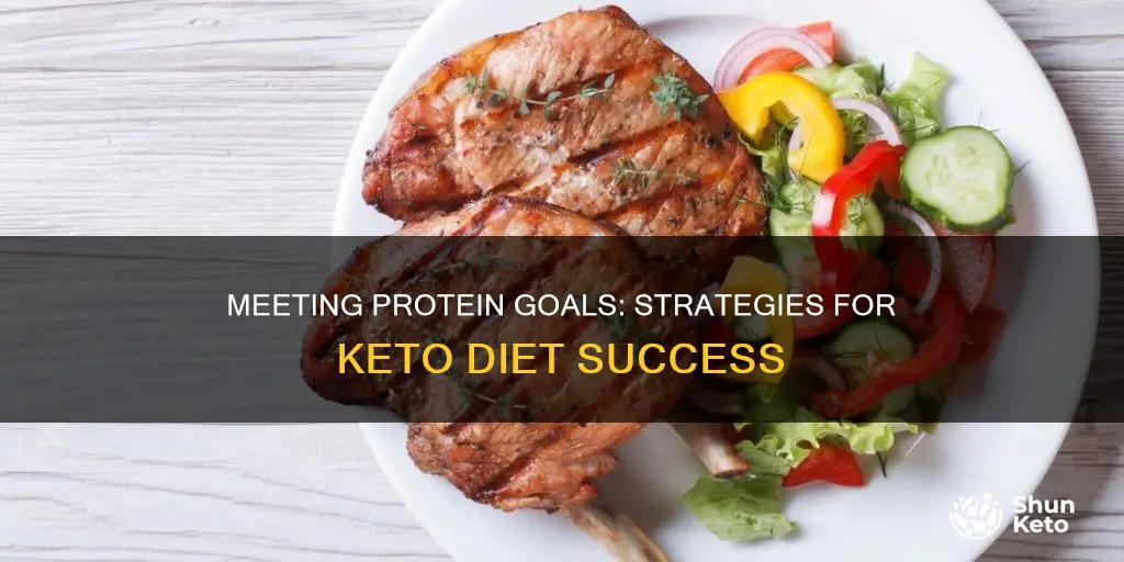 how to meet protein goal on keto