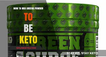 Keto-Friendly Greens Powder: A Simple Mixing Guide