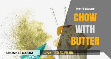 Deliciously Rich: The Art of Blending Keto Chow with Butter
