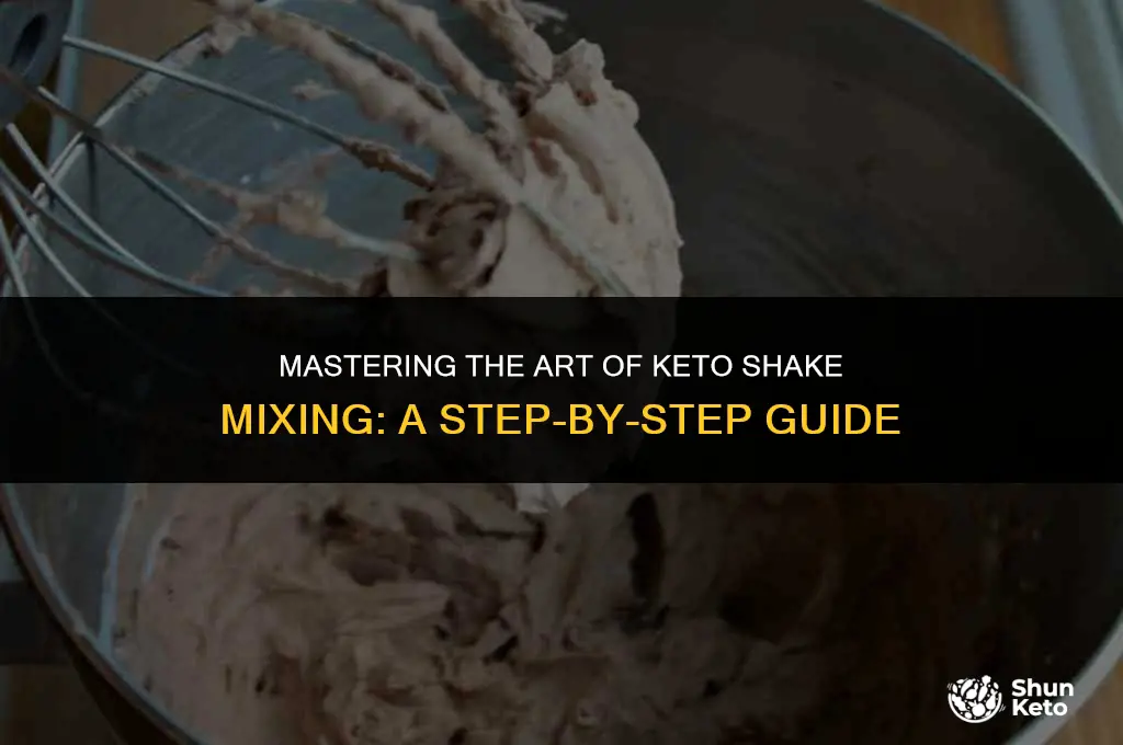 how to mix keto shakes