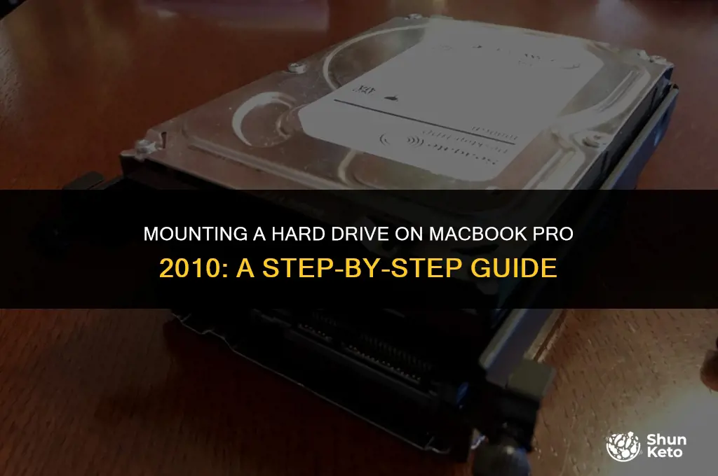 how to mount hard drive on macbook pro 2010 kets