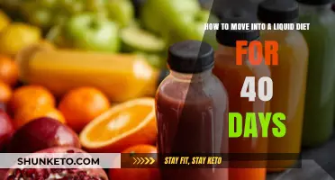Transitioning to a Liquid Diet for 40 Days