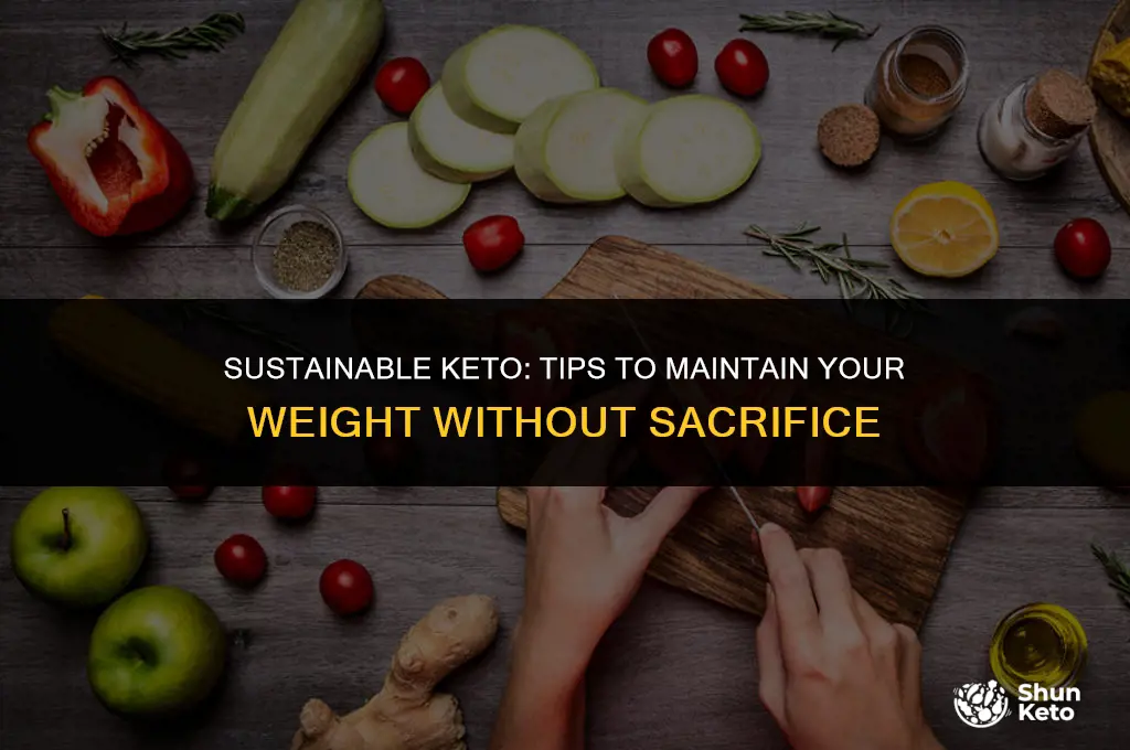 how to not gain wt on keto