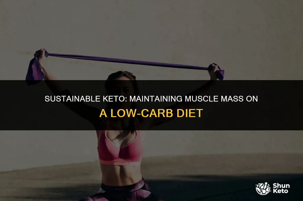 how to not lose muscle on keto