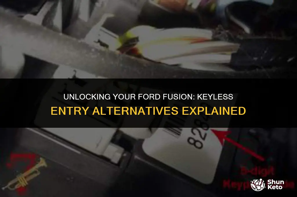 how to open ford fusion without kets