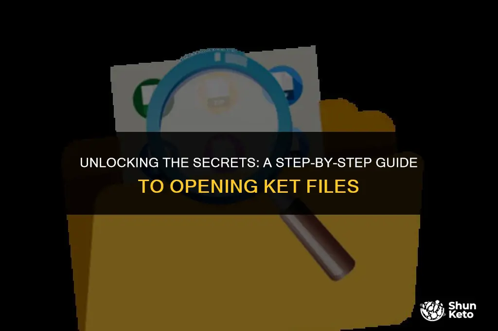 how to open ket file