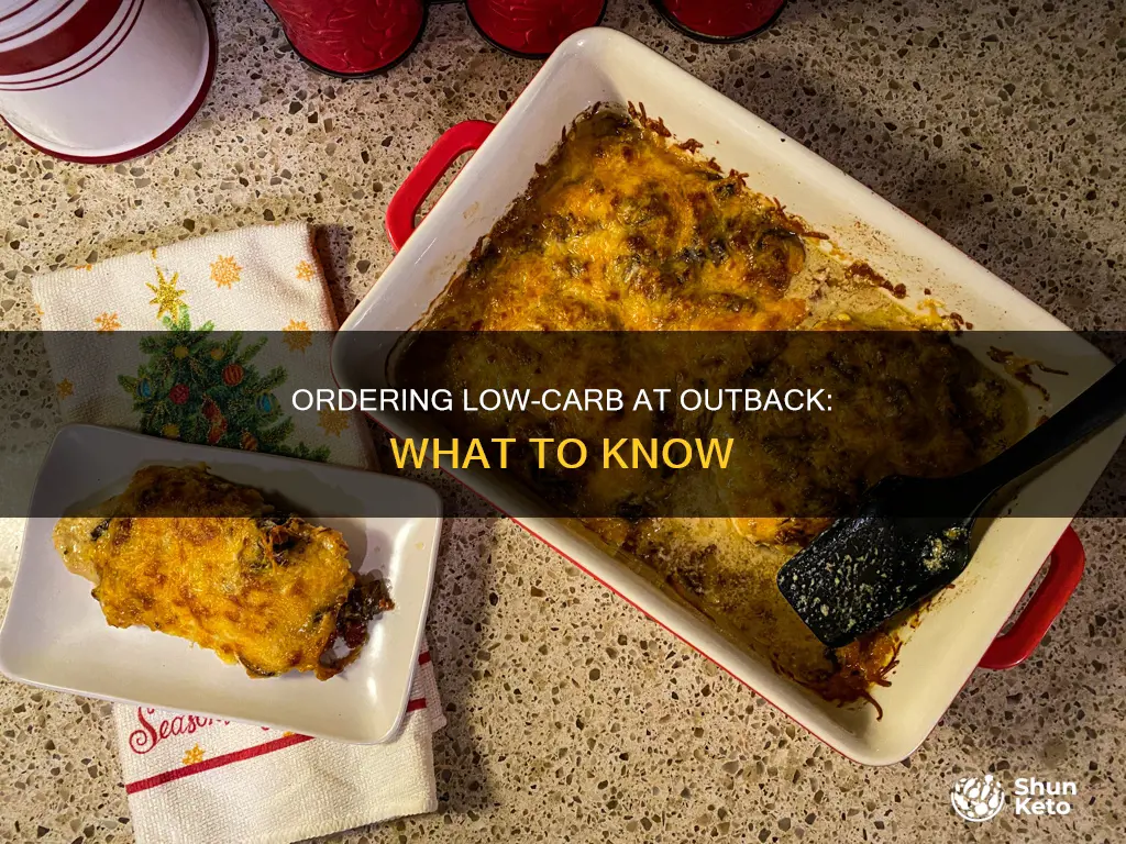how to order carb diet at outback