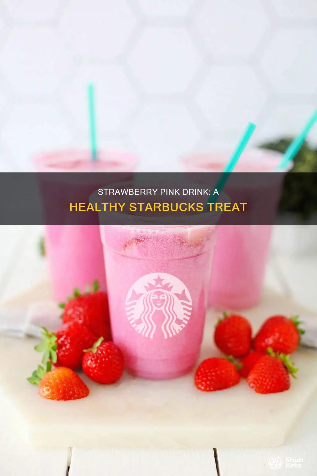 how to order diet strawberry pink drink at starbucks