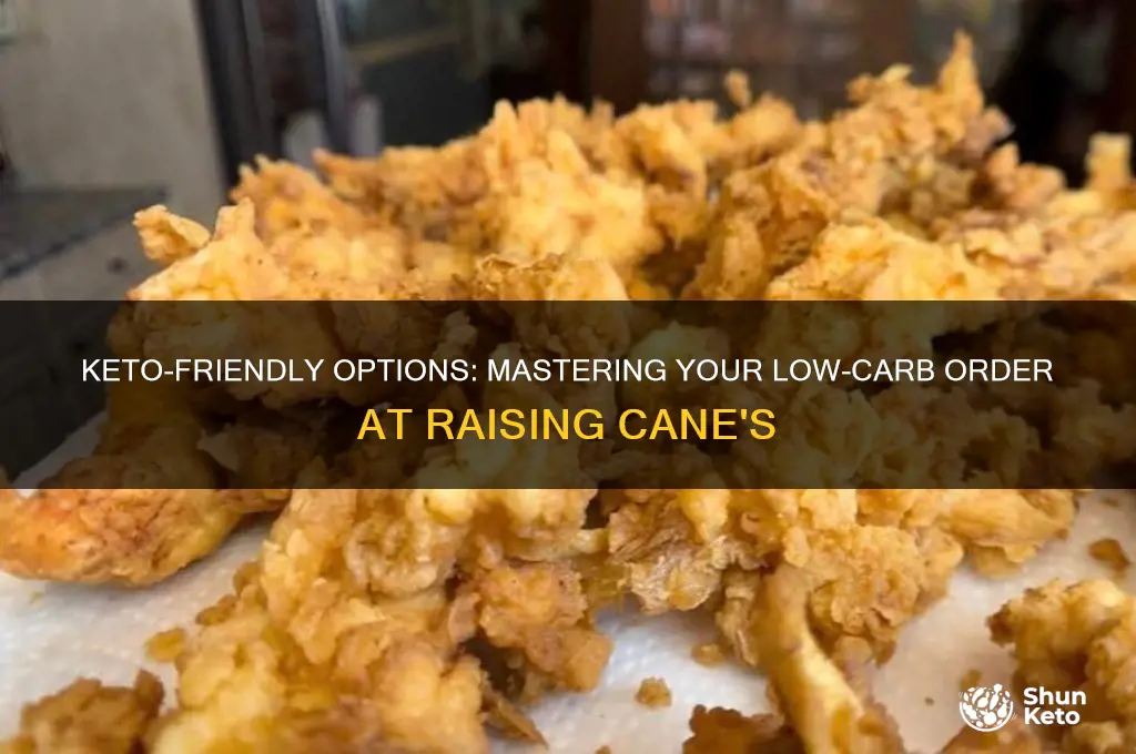 how to order keto at raising cane