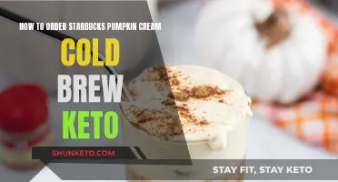 Pumpkin Cream Cold Brew Keto Starbucks Style