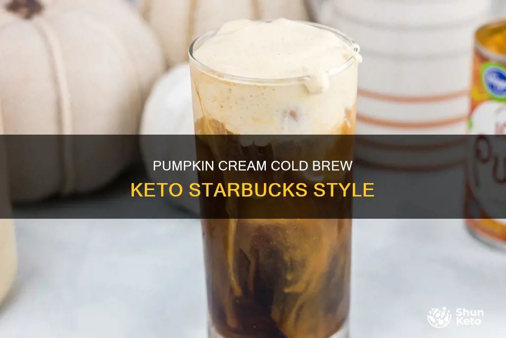 how to order starbucks pumpkin cream cold brew keto