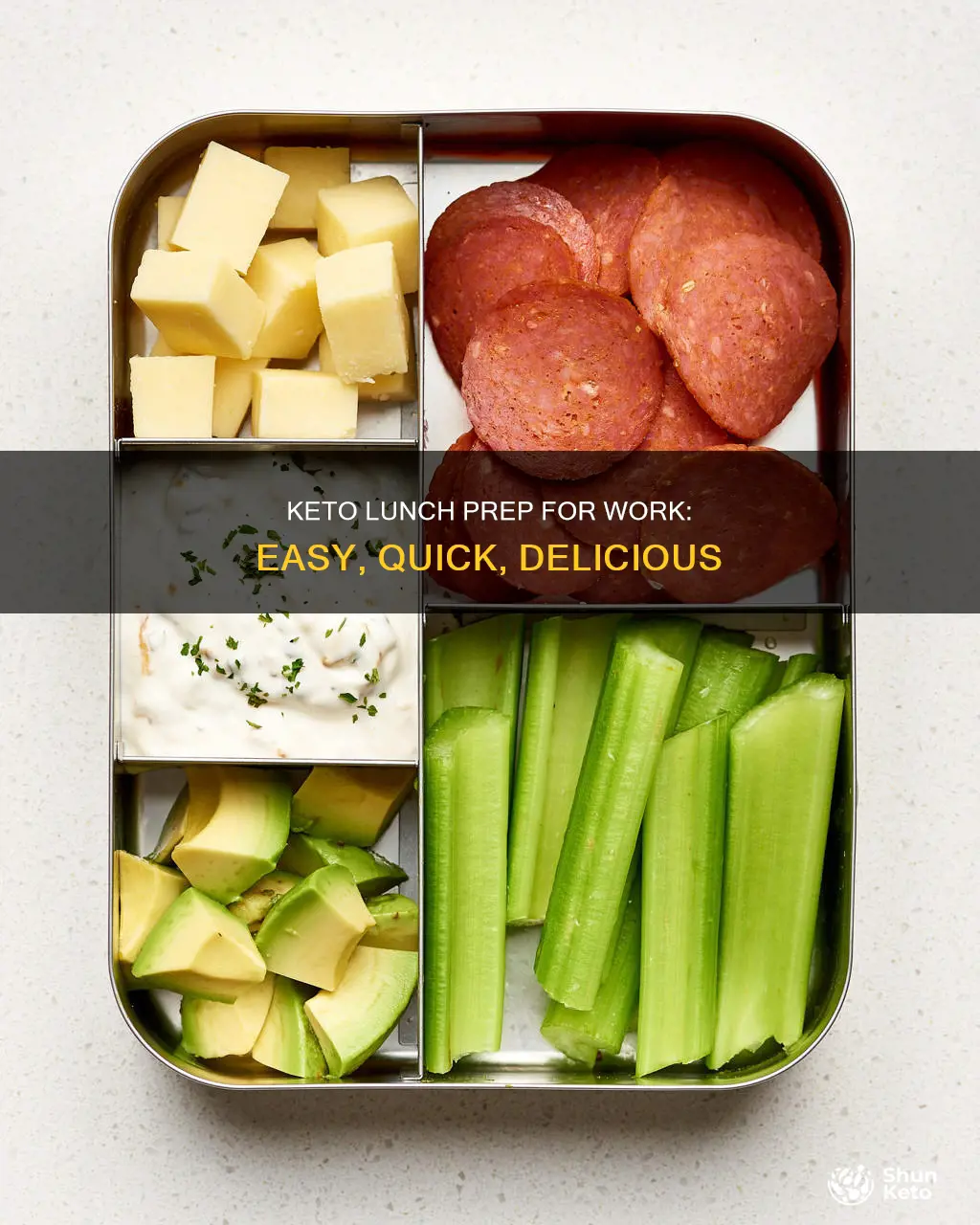 how to pack a keto lunch for work