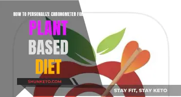 Chronometer Personalization for a Plant-Based Diet